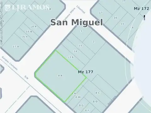 Terreno en Alquiler 49  mts Fondo