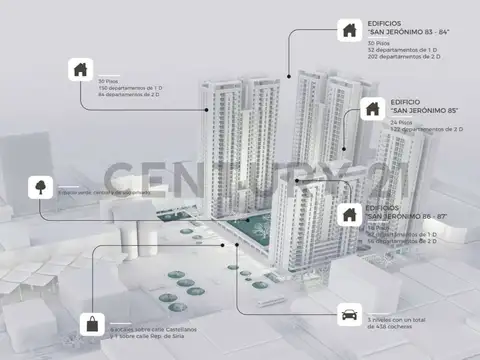 Departamento en Venta de 1 dormitorio