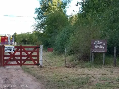 GRAN TERRENO EN ALTOS DE AMBOY 2918m2 B.CERRADO