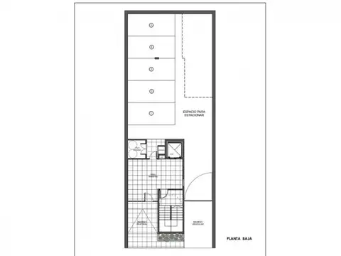 Departamento 3 ambientes con 1 baño