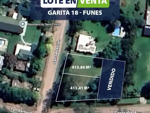 Terreno en Funes G18 con Gas Natural