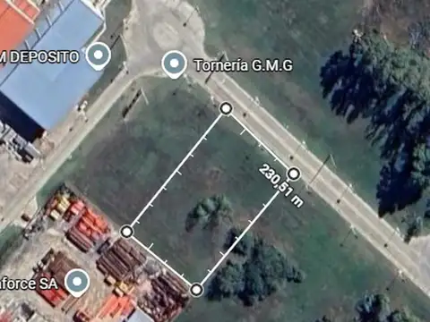 Terreno de 2724mts sobre acceso principal Parque Industrial Ruta 6 – Exaltación de la Cruz