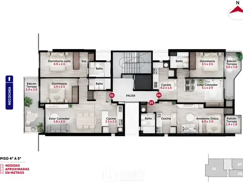 Departamento en Venta de 1 dormitorio
