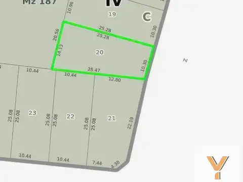 Terreno en venta - 309mts2 - Ostende, Pinamar
