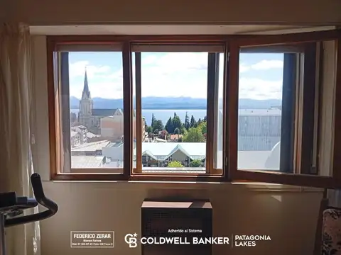 Venta departamento con vista al lago, 5  amb céntrico,  Bariloche