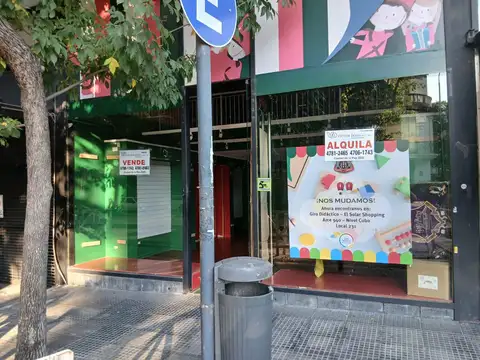 ALQUILER LOCAL  EN LAS CAÑITAS chenaut 1980 caba