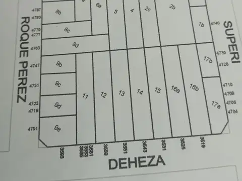 Terreno en Venta en Saavedra, USD 490.000