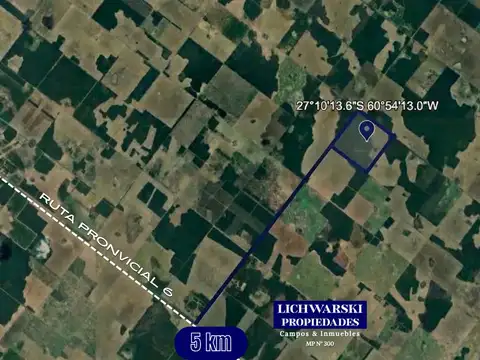 Campo en Venta de 100  ha