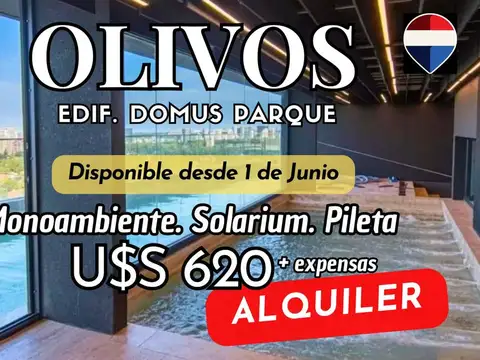 Depto Domus Parque OLIVOS (Disponible 1 de Junio)