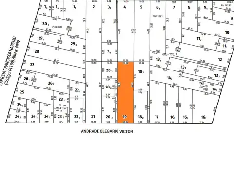 AMPLIO TERRENO EN VENTA 464 M2- ANDRADE OLEGARIO AL 800 -TIRO SUIZO