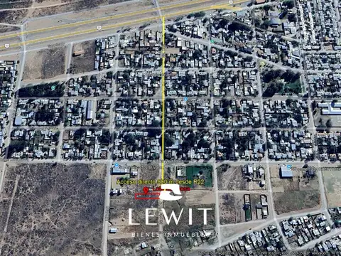 Terreno en Venta 56  mts Fondo