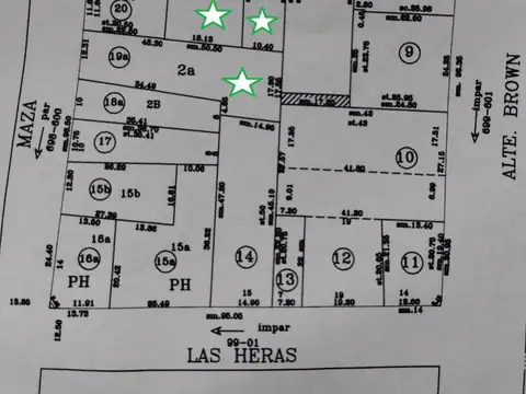 Terreno Triple Frente Salida a 2 Calles Tigre Distrito Sur