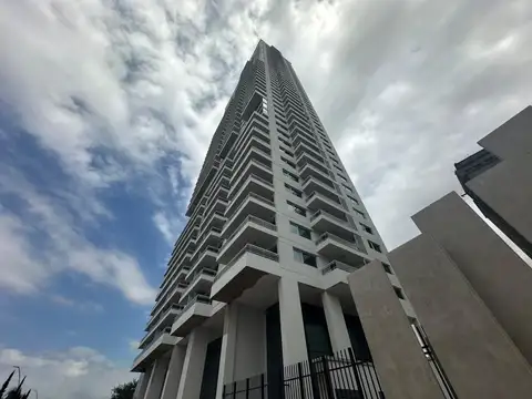 ALQUILER: Departamento de un dormitorio frente al río, amenities y cochera, Rosario.