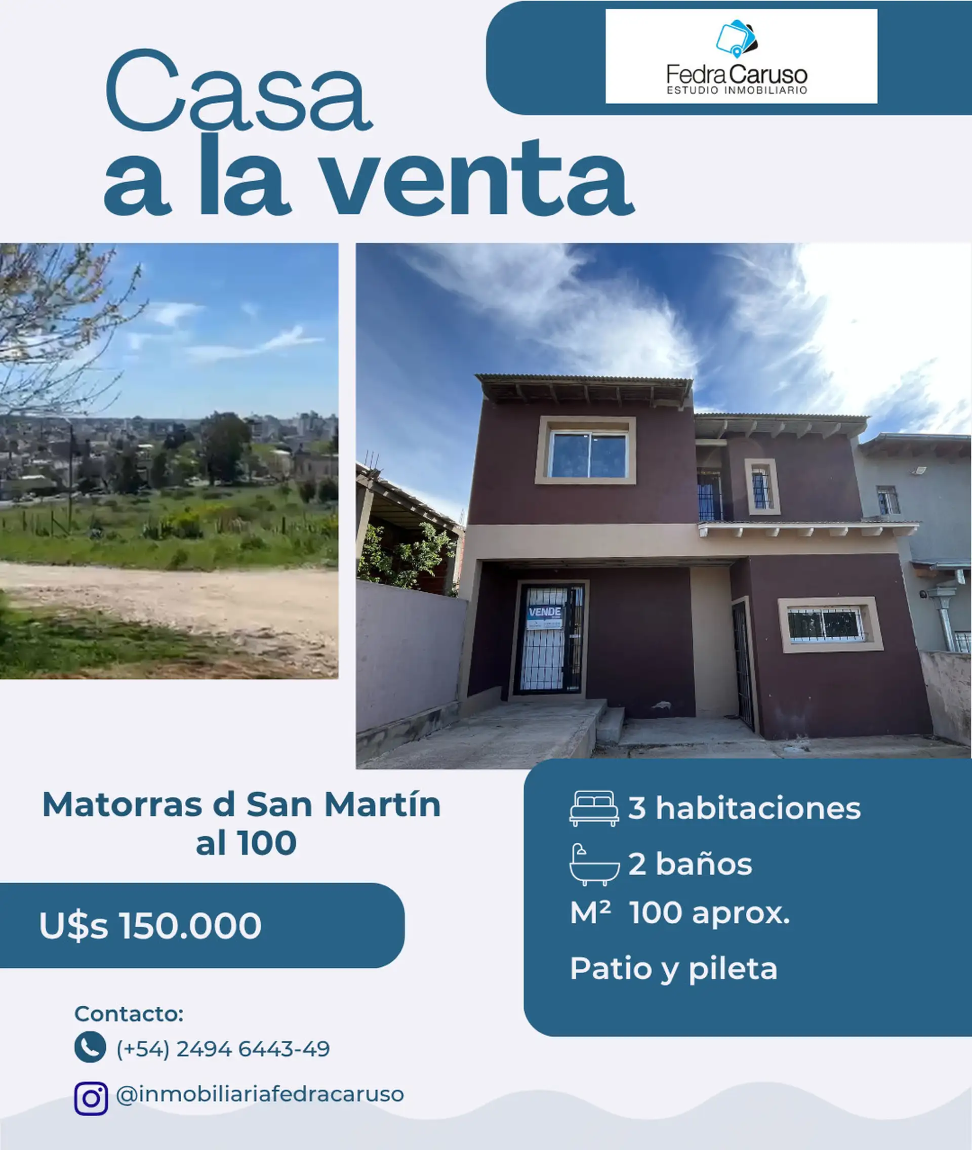 Casa a estrenar 3 dorm, 2 baños + suite, pileta y patio — Villa del Lago, Tandil