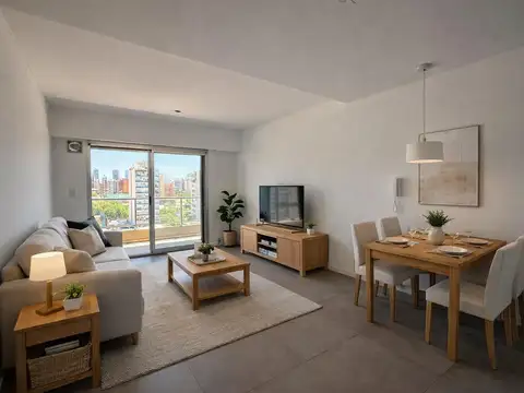 Venta departamento 1 dormitorio con balcón barrio Nuestra Señora de Lourdes, Rosario
