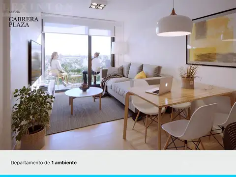 Venta 1 ambiente AMOBLADO Frente Apto Prof a Estrenar Balcón Solarium SUM Parrilla