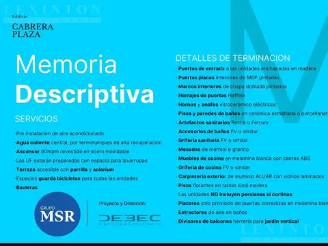 Departamento en Venta de 1 dormitorio
