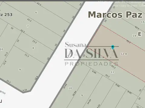 erreno de Gran Superficie en el Centro de Marcos Paz! 