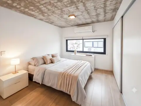 Amplio monoambiente de 50m2 divisible con balcón y cochera cubierta en Caballito