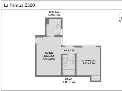 La Pampa 2500 , Piso 2