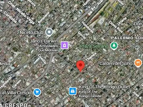 Departamento en Alquiler en Palermo, USD 870