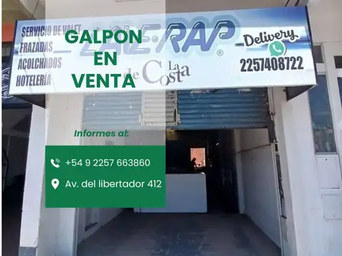 GALPON EN VENTA AVENIDA DEL LIBERTADOR SAN MARTIN