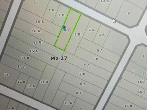 Terreno en Venta 40  mts Fondo