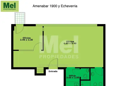 Amenábar 1900, Piso 8