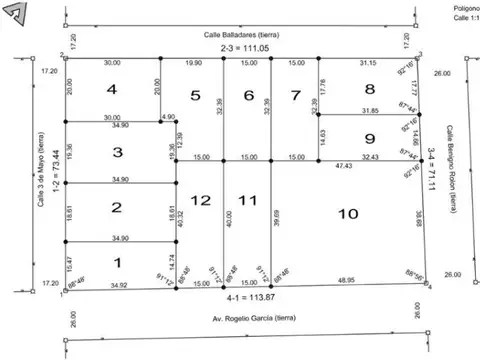 Terreno en Venta en Paso De La Patria, USD 14.200