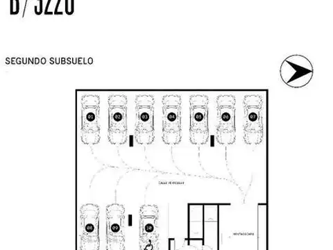 Cochera a estrenar Torre Bamboo