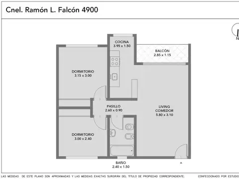 Departamento en Venta de 3 ambientes