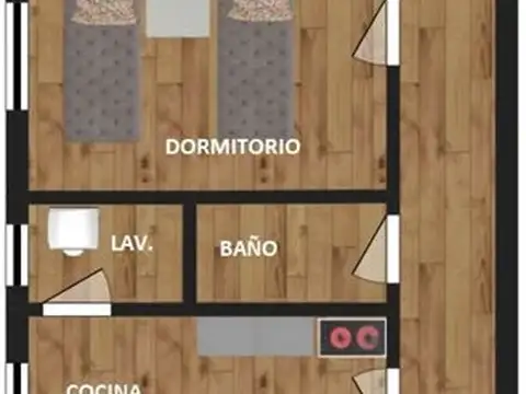 Departamento en Venta de 3 ambientes