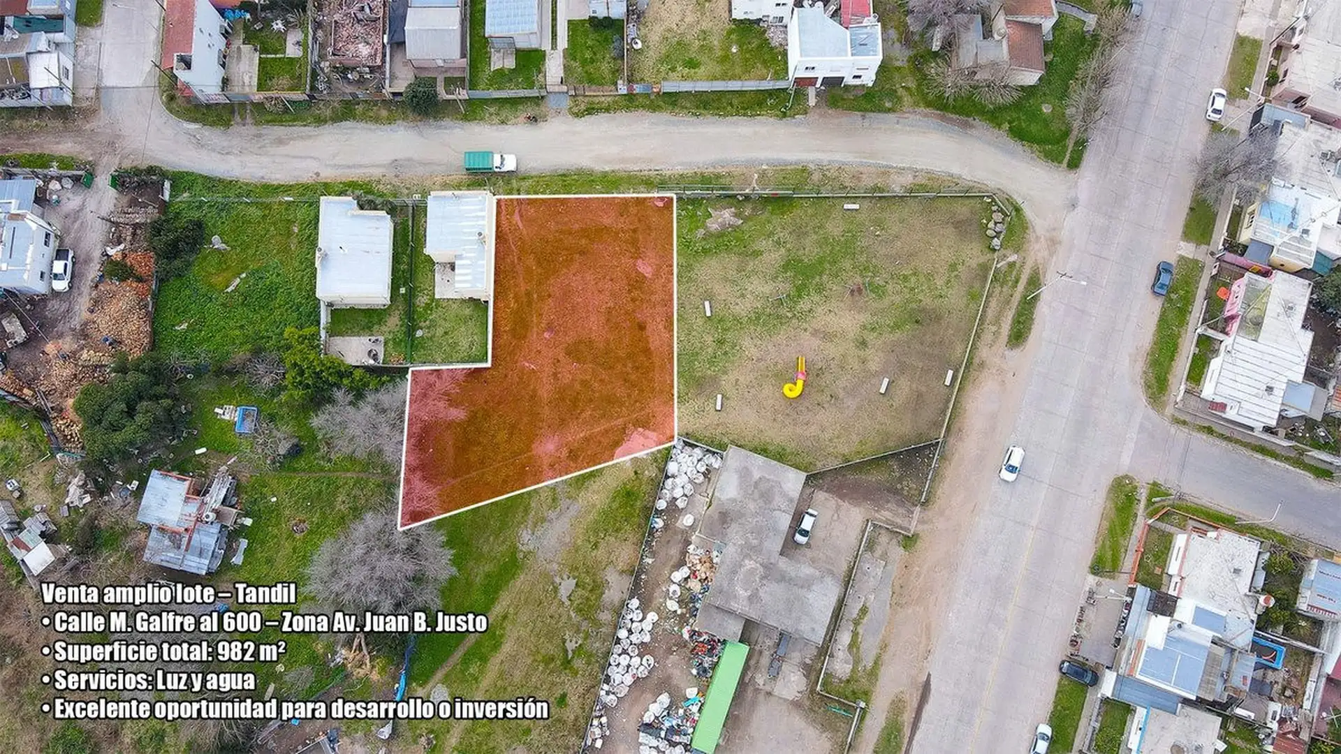 VENTA AMPLIO LOTE EN TANDIL BUENA UBICACIÓN