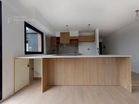 Departamento 2 ambientes con 2 baños