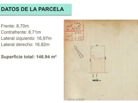 Terreno en Venta en Villa Pueyrredon, USD 368.000