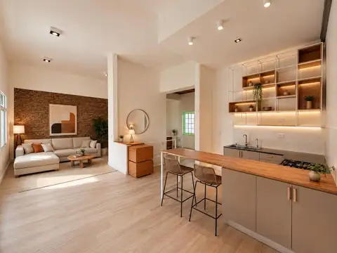 VENTA - Sarmiento y Montevideo: Casa de diseño remodelada. Tres dormitrorios. Terraza y parrillero.