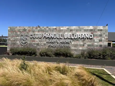 VENTA DE LOTE EN BARRIO CLUB MANUEL BELGRANO