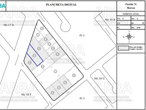 Terreno en  venta - Francisco Alvarez - Moreno