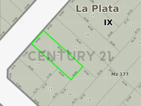 Terreno en Venta en La Plata, Partido de La Plata