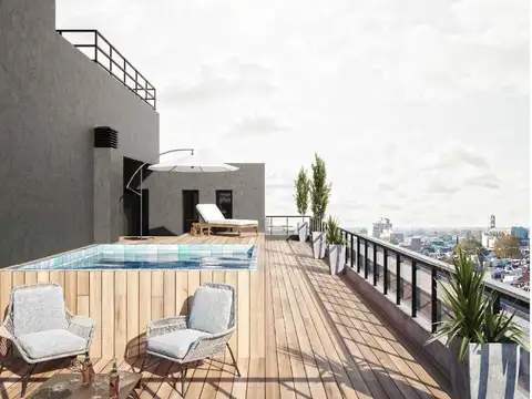 Departamento 3 ambientes con 2 baños