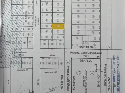 VENTA/LOTE/EL BOSQUE