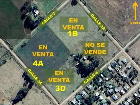 3 terrenos en Venta ubicados en Huanguelen - 14.300m2 - IDEAL INVERSOR