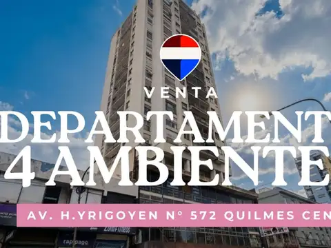 VENTA DEPTO 4 AMBIENTES - QUILMES CENTRO