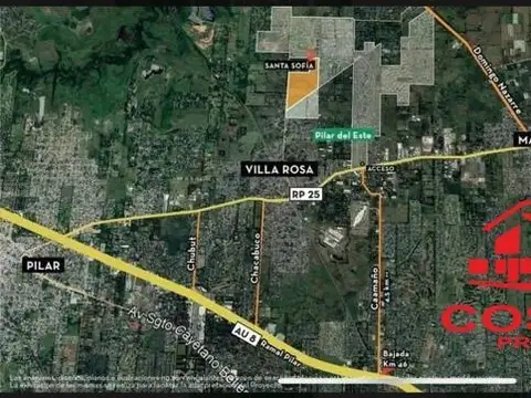 Terreno en Venta en Pilar Del Este, USD 31.500