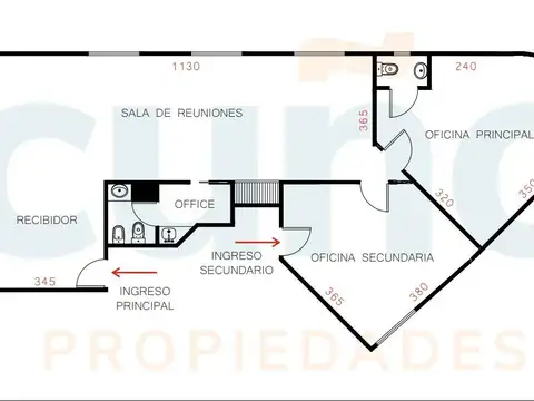 Oficina en San Nicolás a la venta 83 m2