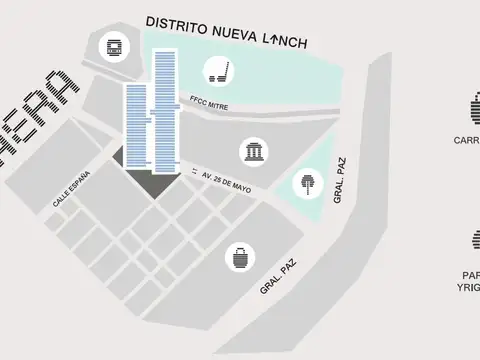 Departamento Monoambiente con 1 baño