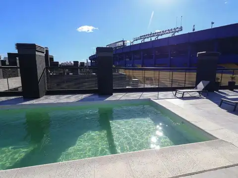 Monoambiente con balcón y cochera full amenites Edificio Undici La Boca APTO CREDITO