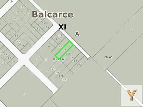 Terreno en Venta en Balcarce, USD 32.000