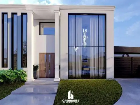 OPENHOUSE vende hermosa casa en obra gris en el barrio privado Terrazas Park.
