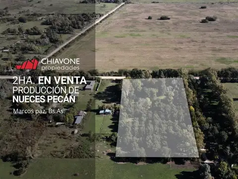 Campo de 2 ha en venta, Marcos Paz. 
